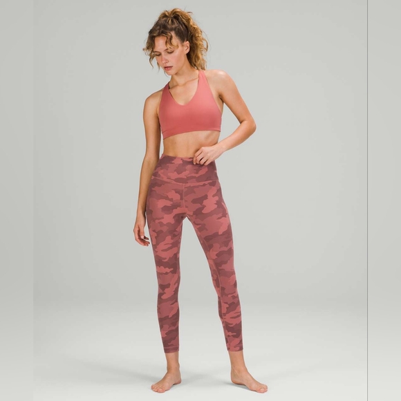 Lululemon Align 28" Leggings Heritage 365 Camo Brier Rose Multi Size 4 - Picture 2 of 5